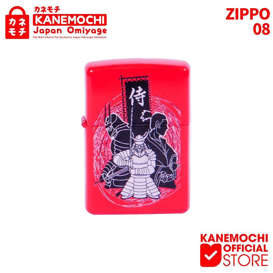 Varian KOREK API ZIPPO-08 dari KANEMOCHI JAPAN - KANEMOCHI MOTIF JAPAN STAINLESS...