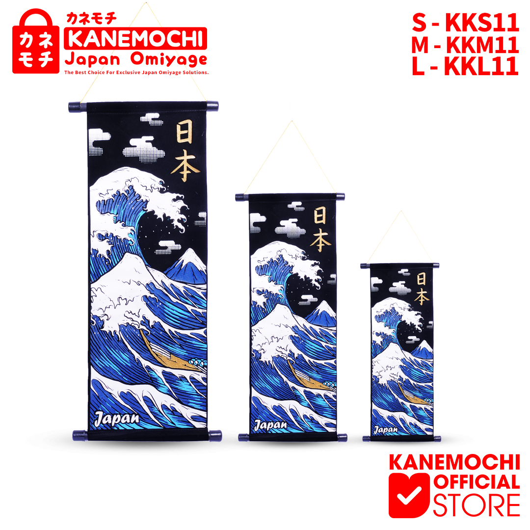 Varian KAKEJIKU NAMI (L) dari KANEMOCHI KAKEJIKU NAMI JAPAN - HIASAN DINDING KHA...