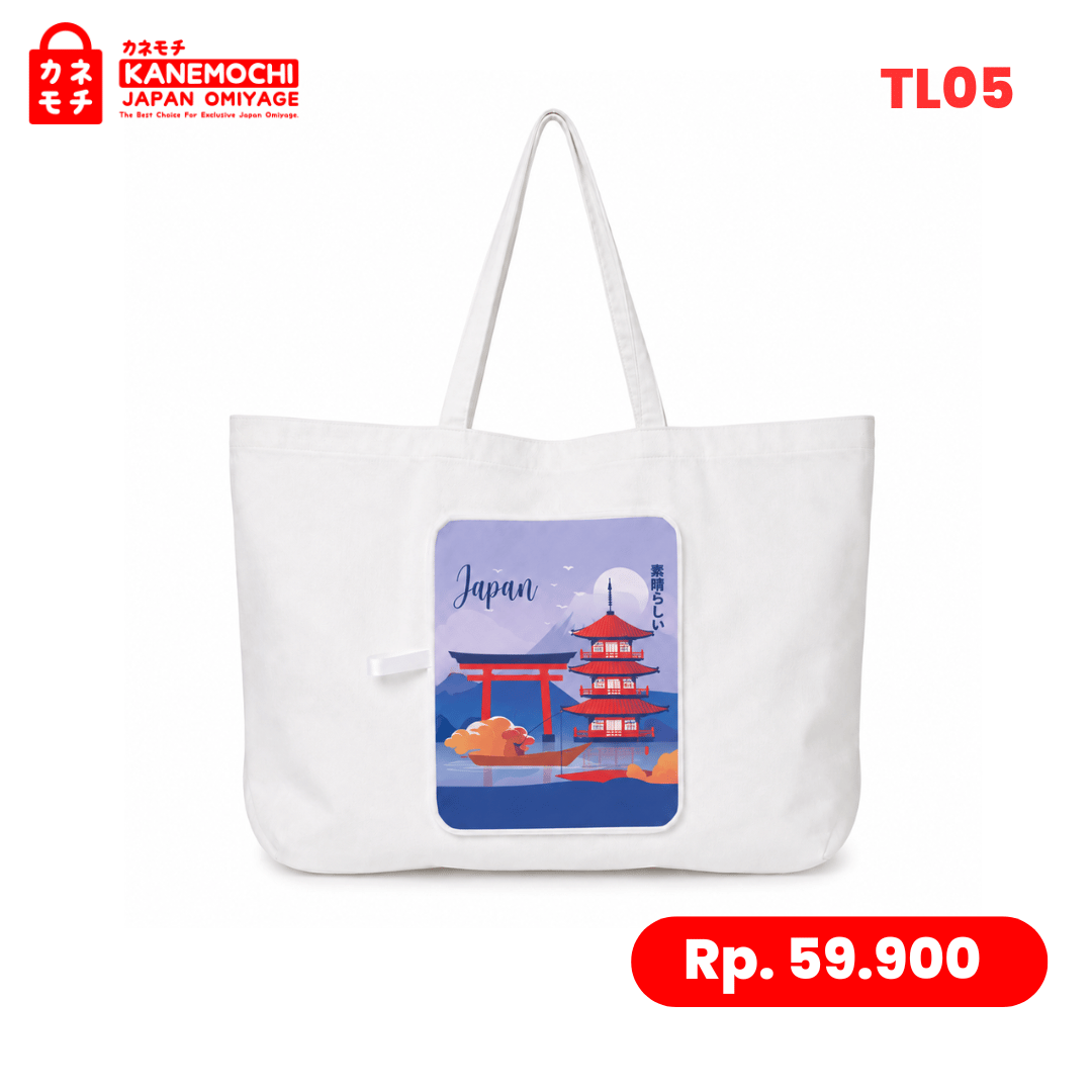 Varian SUBARASHII (TL005) dari Japanese Smart Fold Bag | Tas Belanja Lipat Motif...