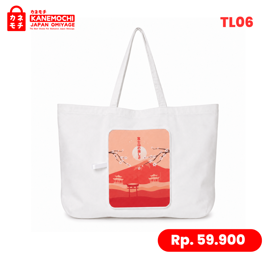 Varian FUJI SAN NO UTSUKUSI (TL006) dari Japanese Smart Fold Bag | Tas Belanja Lipat Motif...