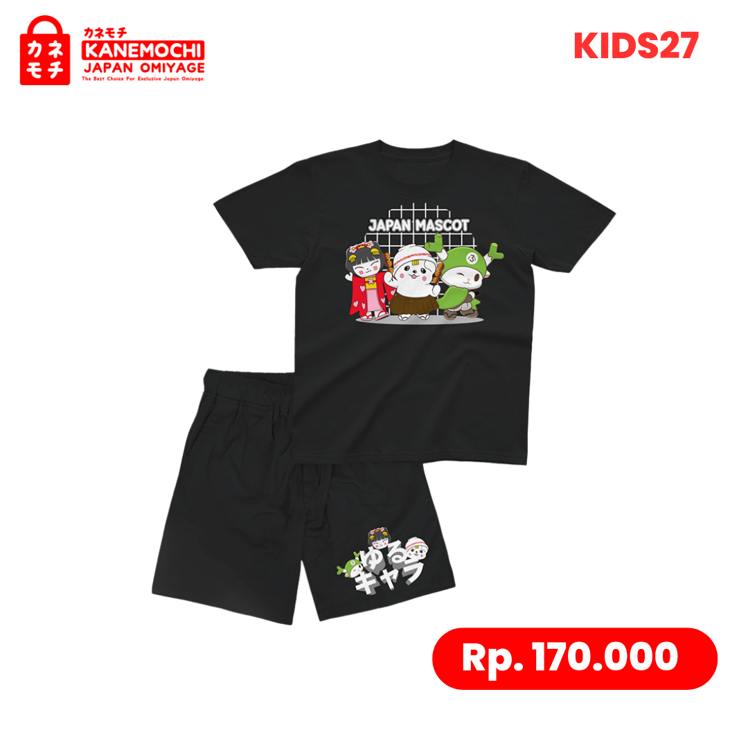 Varian KAOS KIDS JAPAN MASCOT = XXXL dari Premium Japanese Kidswear Collection Size 10-12 Ta...