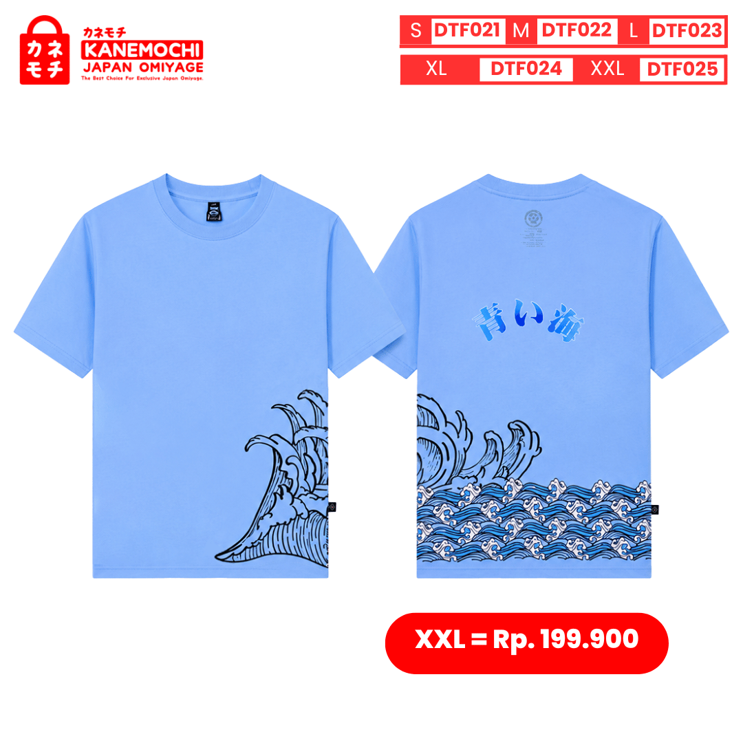 Varian DTF AOI UMI = XXL dari MASTERPIECE COLLECTION TEE AOI UMI (BLUE) - KAOS C...