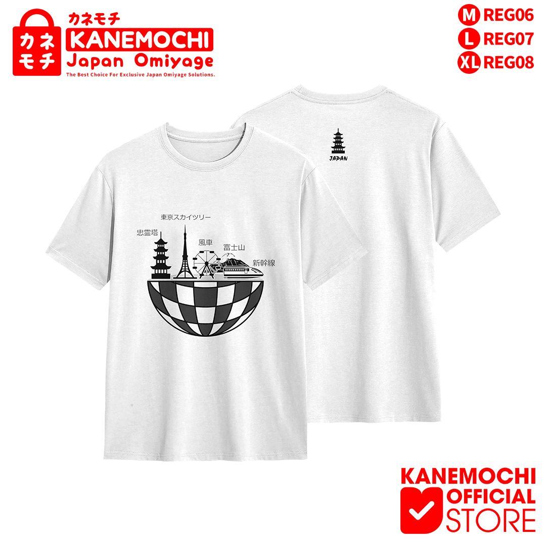 Varian KAOS PUTIH JAPAN ICON = L dari KANEMOCHI T-SHIRT - KANEMOCHI KAOS PUTIH UNISEX MO...
