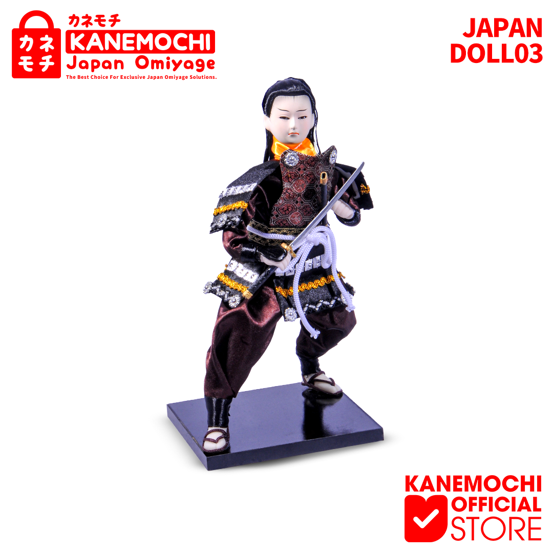Varian JAPANDOLL 03 dari KANEMOCHI JAPAN KENSHIN SAMURAI DOLL (30CM) - Souv...