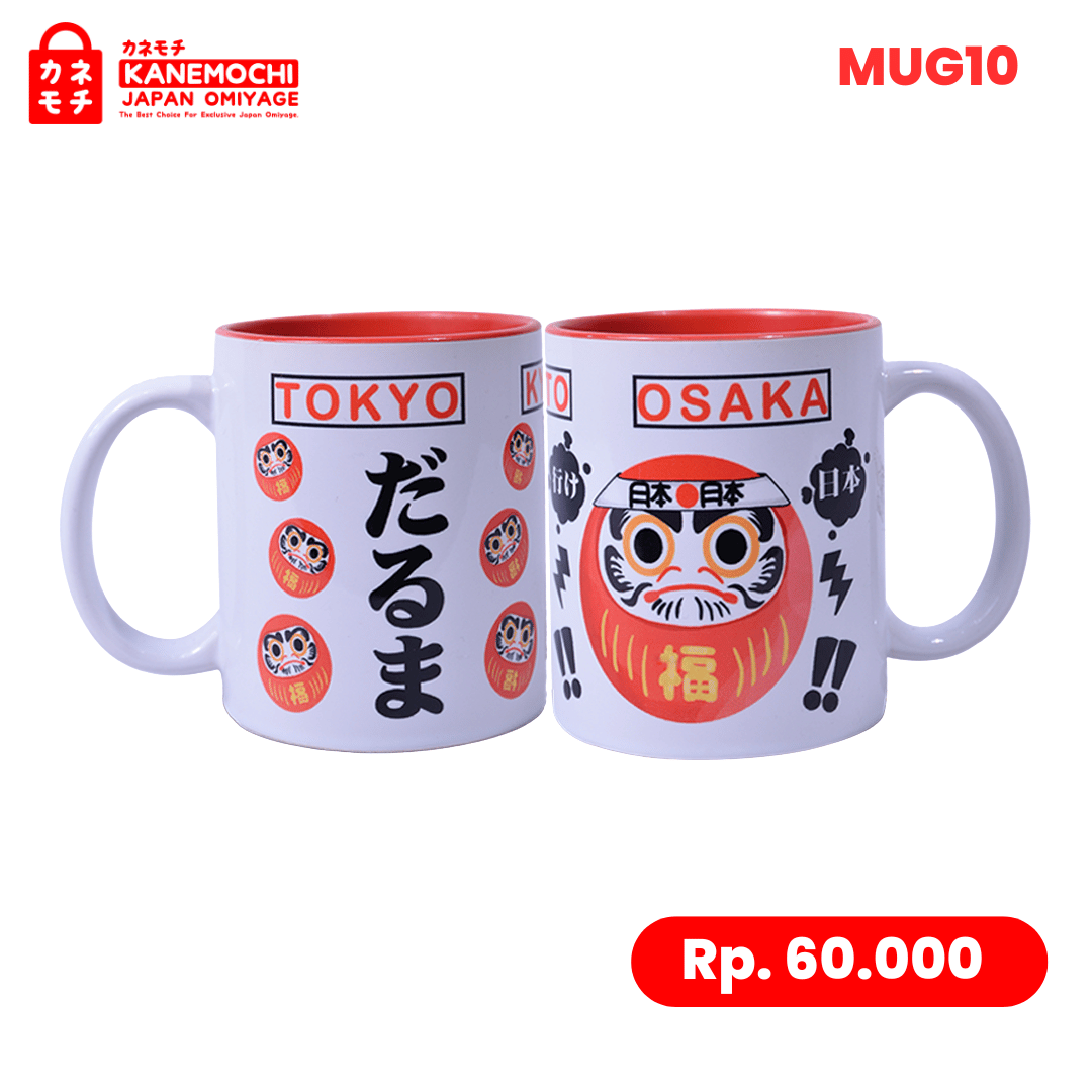 Varian DARUMA dari Japanese Heritage Mug | Gelas Keramik Jepang | Can...