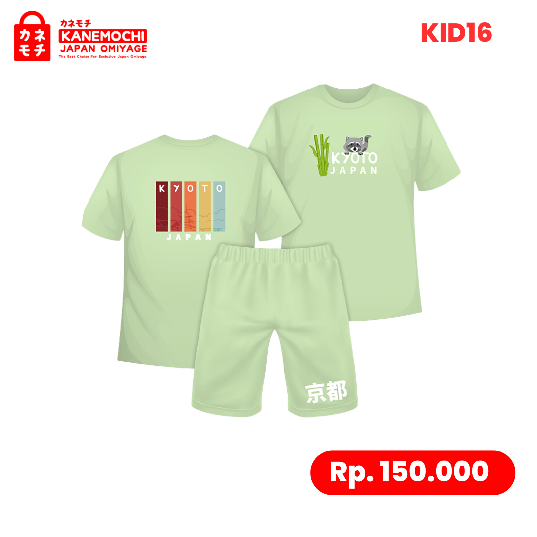 Varian KAOS KIDS KYOTO JAPAN = XL dari Premium Japanese Kidswear Collection Size 6-7 Tahu...