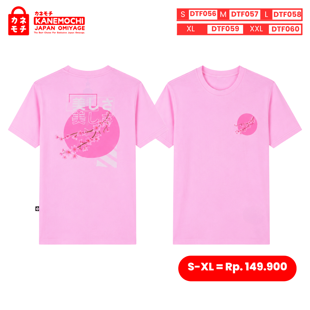 Varian DTF UTSUKUSHI SAKURA = L dari MASTERPIECE COLLECTION TEE UTSUKUSHI SAKURA JAPAN...