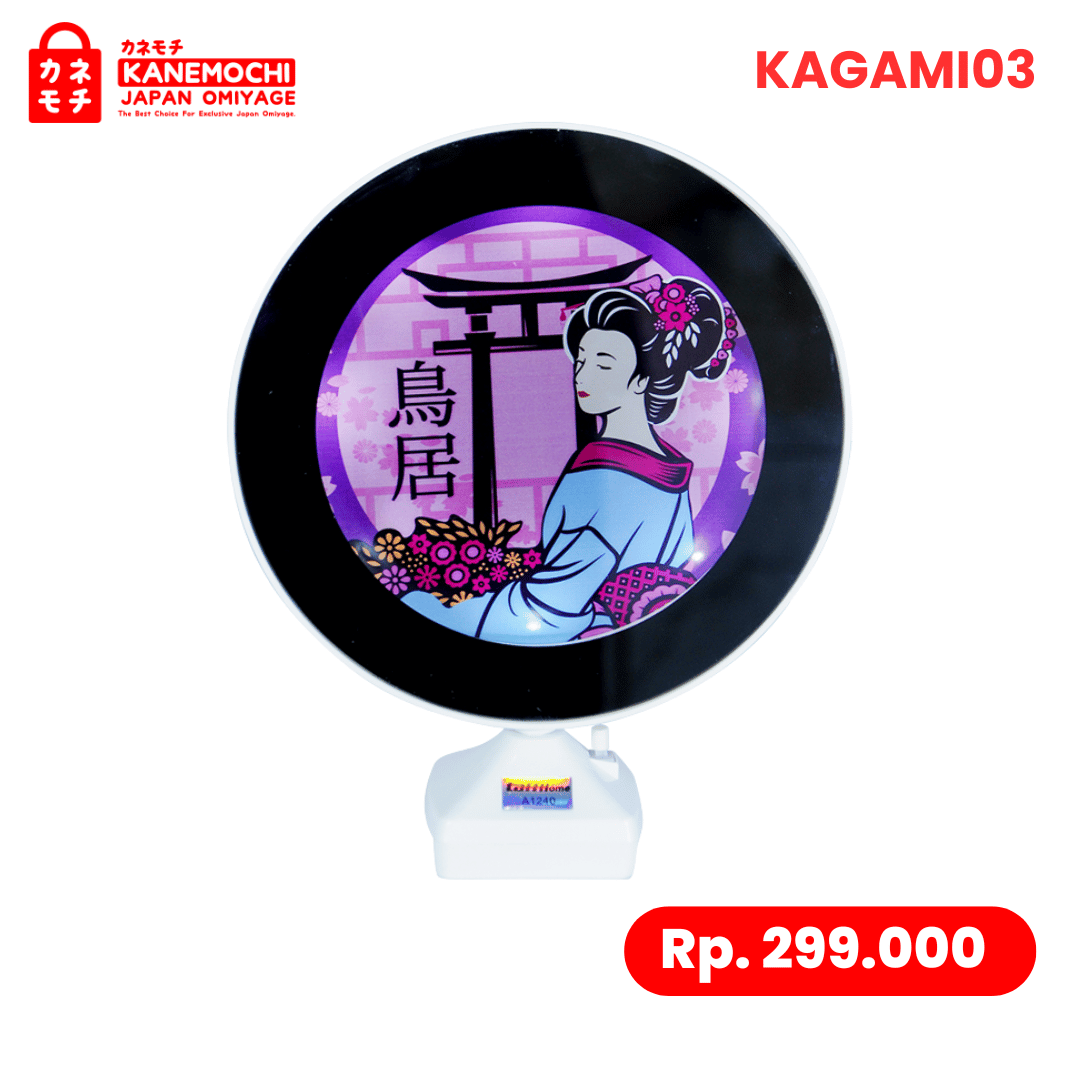Varian GEISHA TOORI03 dari JAPANESE REFLECTION ART DISPLAY - KANEMOCHI CERMIN...