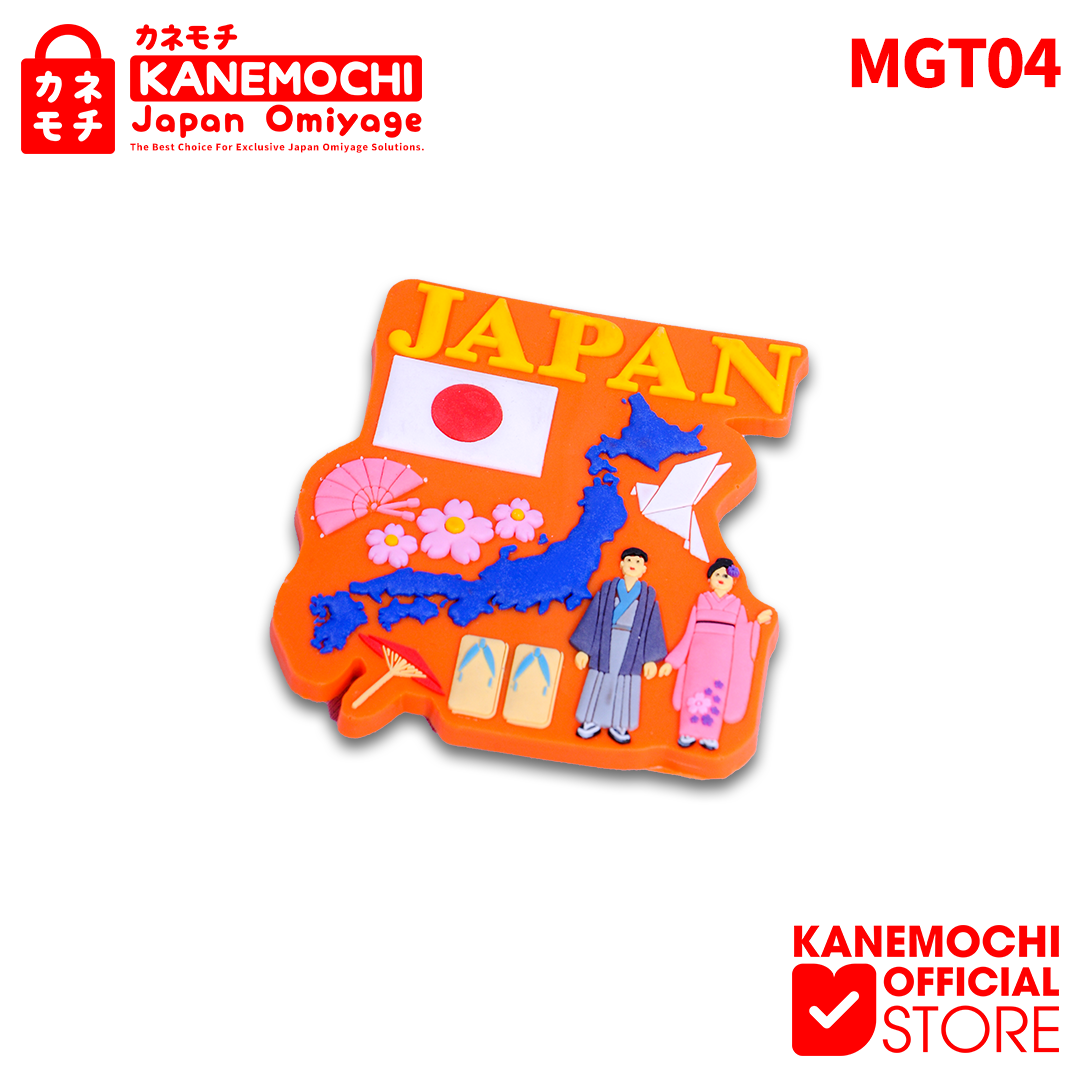 Varian 04 ORANGE JAPAN dari KANEMOCHI MAGNET RUBBER JAPAN 3D - KANEMOCHI MAGNE...