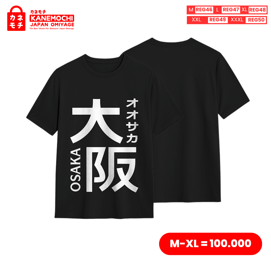 Varian KAOS HITAM OSAKA = L dari JAPANESE SIGNATURE ONYX EDITION - KAOS KAOS HITAM...