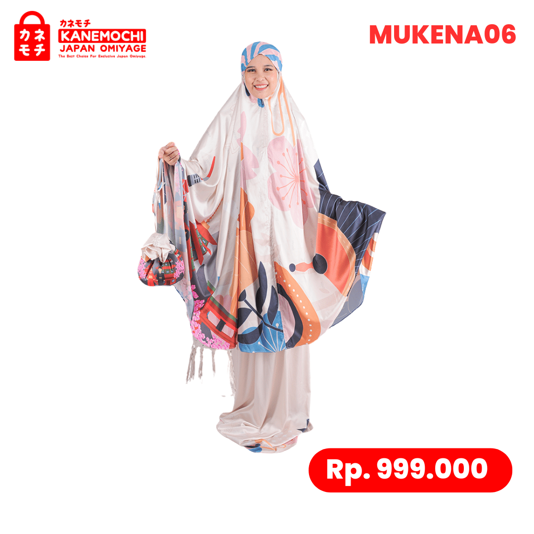 Varian BLUE dari KYOTO BLOSSOM PRAYER COLLECTION - MUKENA ARMANI SI...