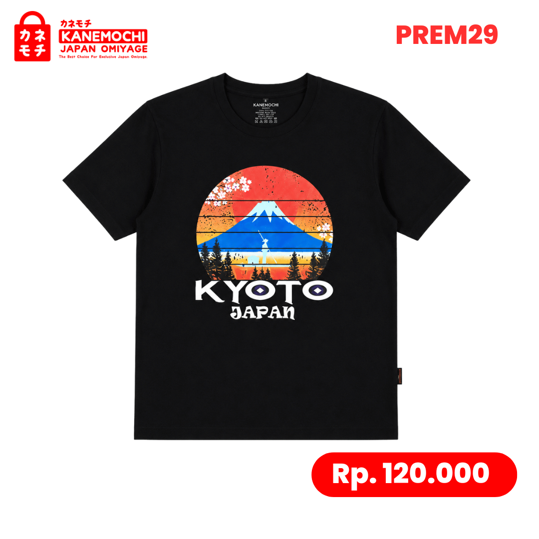 Varian KAOS PREMIUM KYOTO (BLACK)  dari PRESTIGE COLLECTION TEE OBSIDIAN EDITION (BLACK) -...