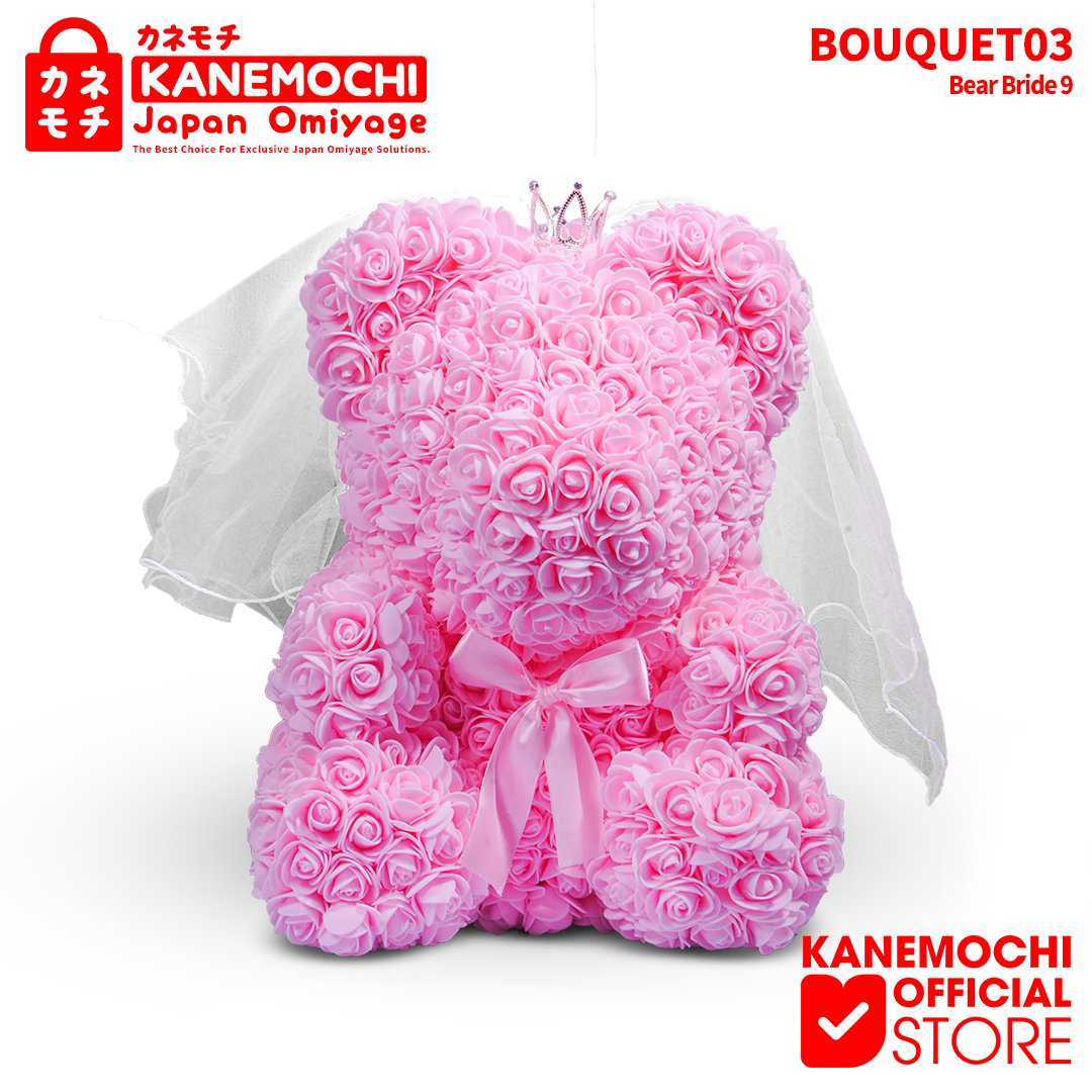 Varian TEDDY BEAR ROSE BUKET (VARIASI PENGANTIN) PINK dari KANEMOCHI TEDDY BEAR ROSE BOUQUET - KANEMOCHI TEDD...