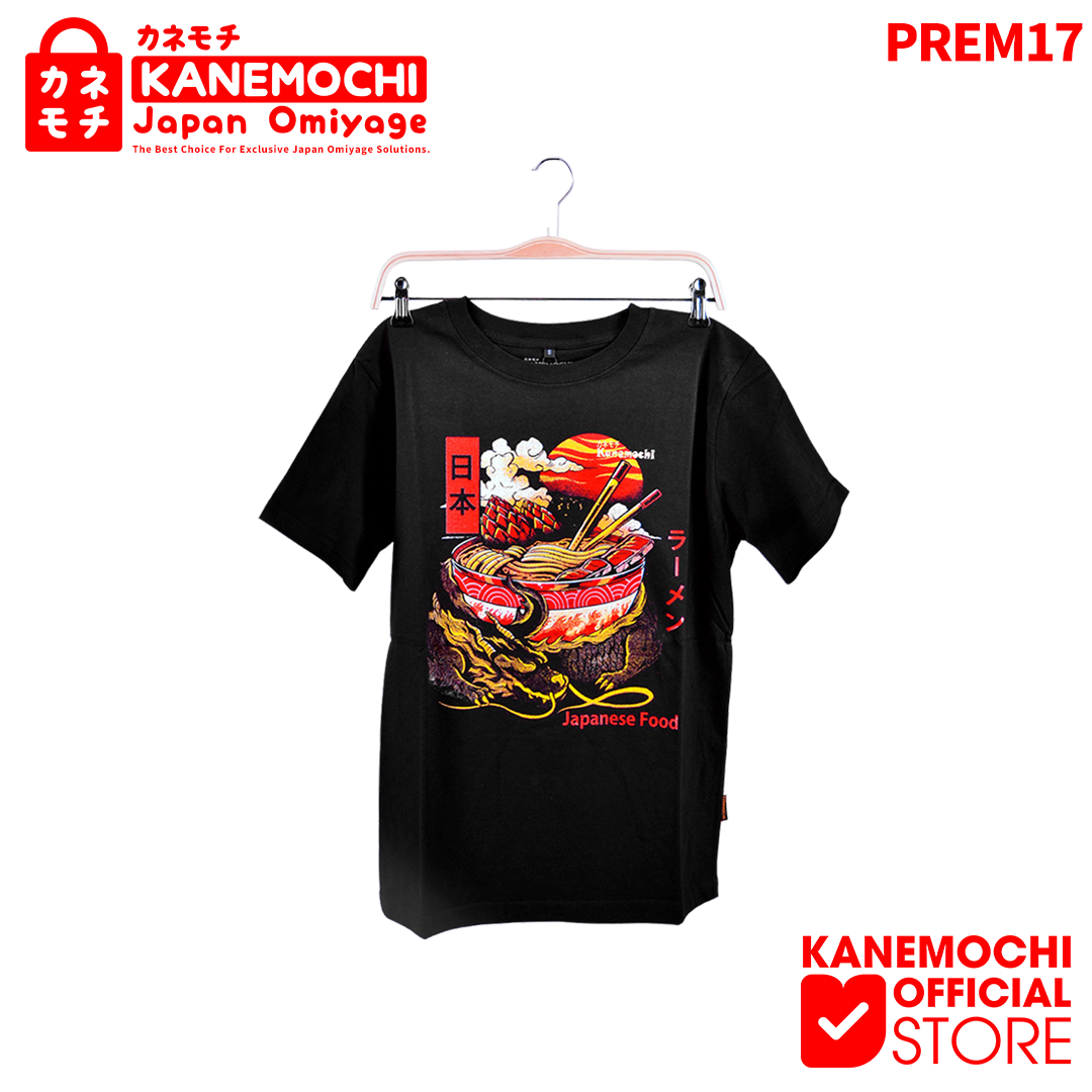 Varian KAOS PREMIUM RAMEN (BLACK) dari KANEMOCHI T-SHIRT - KANEMOCHI KAOS PREMIUM MOTIF R...