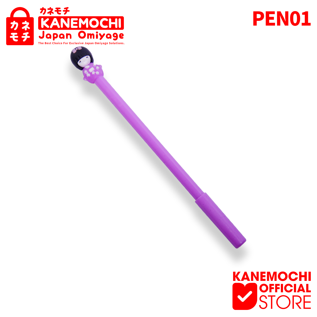 Varian GEISHA UNGU dari KANEMOCHI PEN / PULPEN GEISHA - PULPEN MOTIF GEISH...