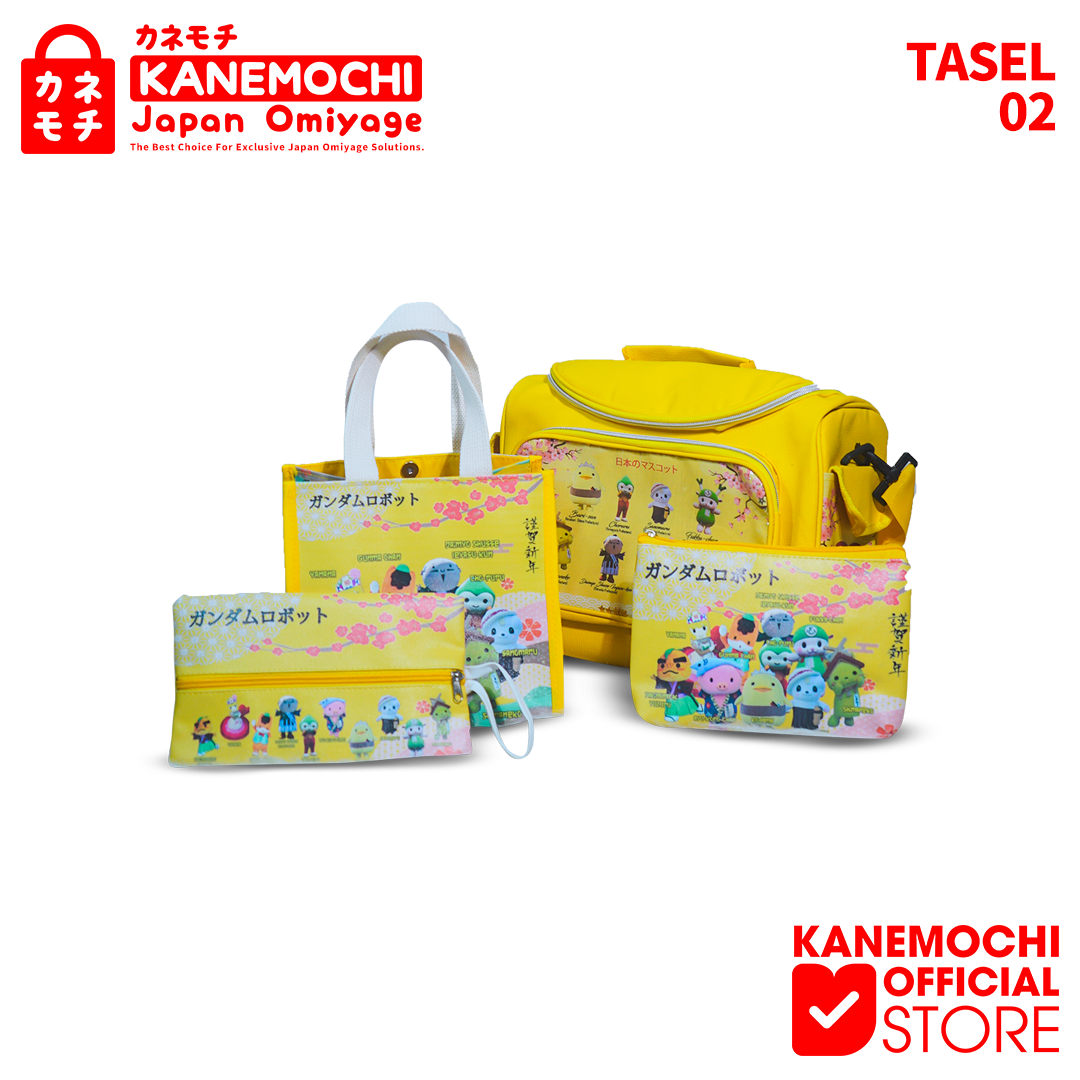 Varian JAPAN MASKOT dari KANEMOCHI BAG 4 IN 1 - KANEMOCHI TAS SELEMPANG - K...
